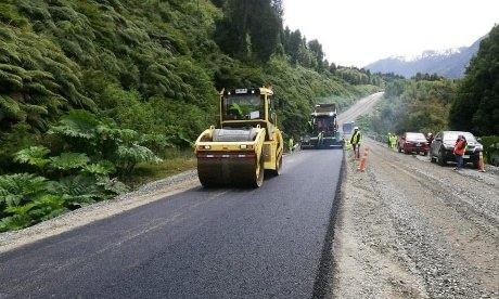 Compactación de la carpeta en la Ruta 7